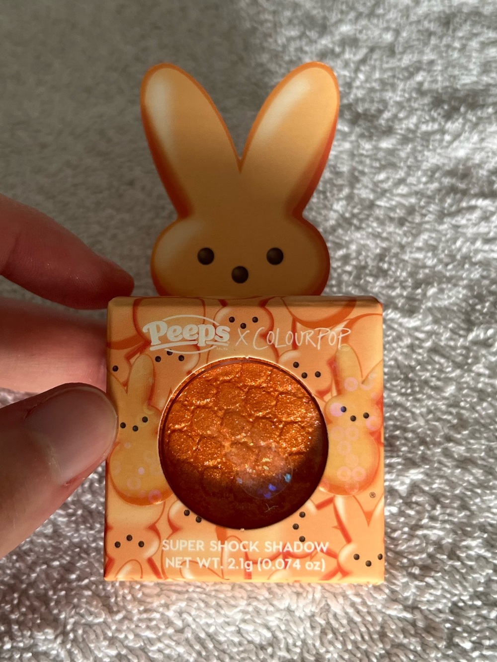 ColourPop Orange Metallic Bunny Compact Super Shock Shadow